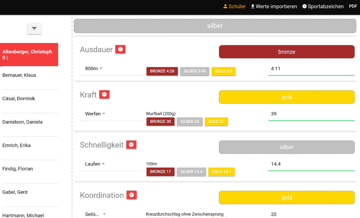 Leistungen erfassen